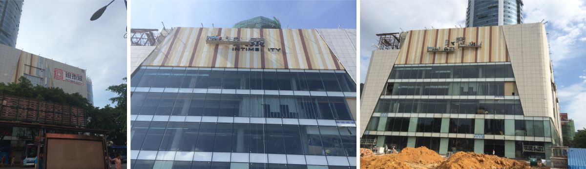 柳州銀泰城大型發(fā)光字工程